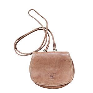 G.H. Bass Co Leather Small Cross Body Purse Western Casual Equestrian Outdoors